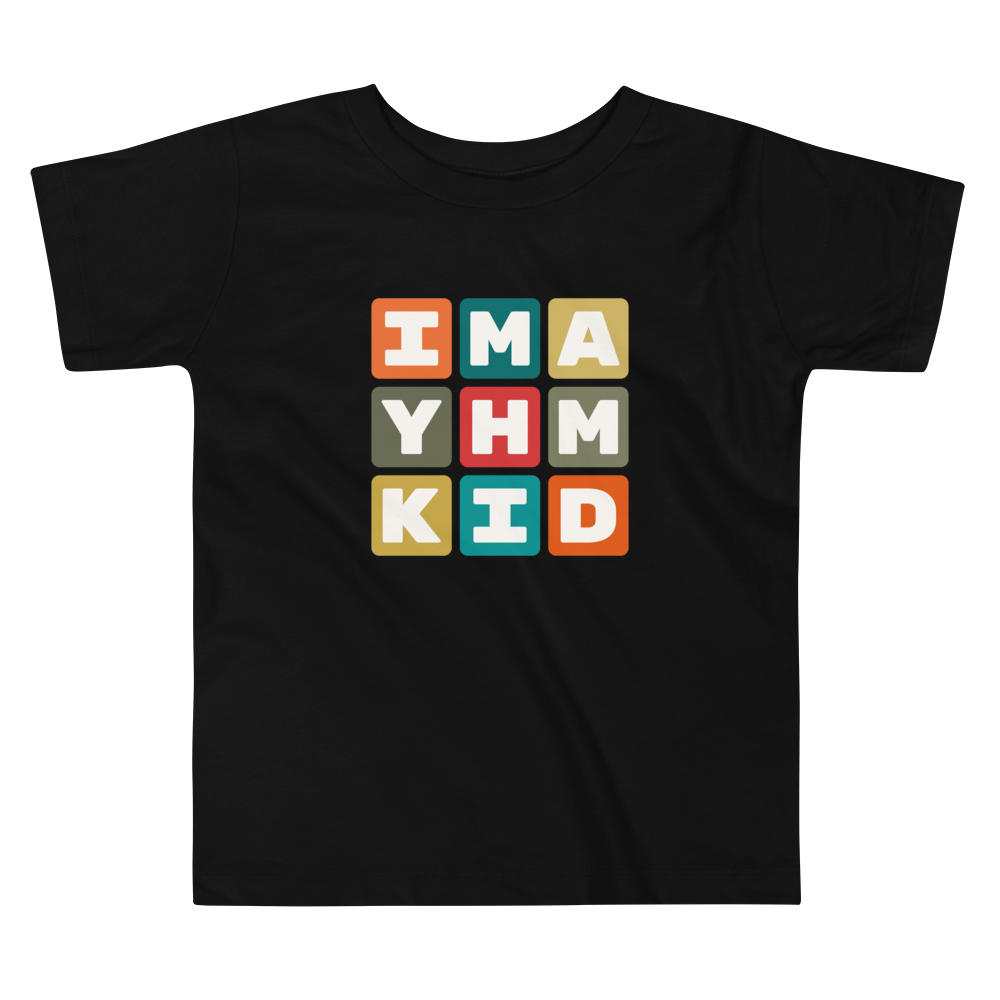 Toddler T-Shirt - Colourful Blocks • YHM Hamilton • YHM Designs - Image 02