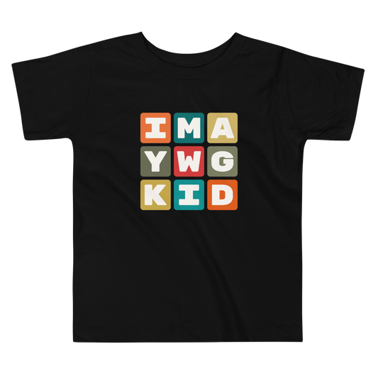 Toddler T-Shirt - Colourful Blocks • YWG Winnipeg • YHM Designs - Image 02