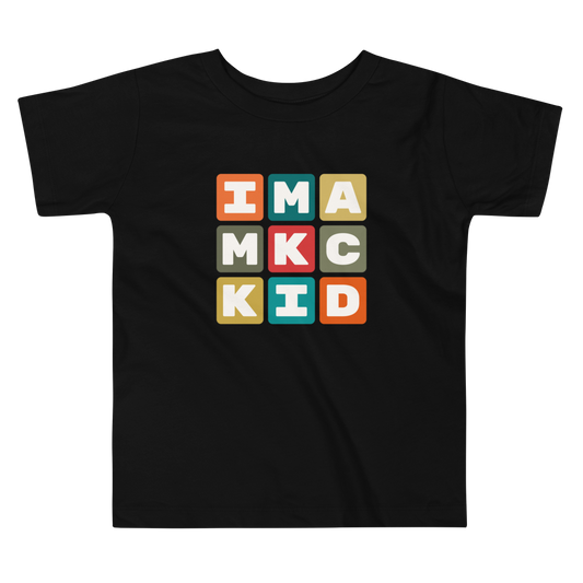 Toddler T-Shirt - Colourful Blocks • MKC Kansas City • YHM Designs - Image 02