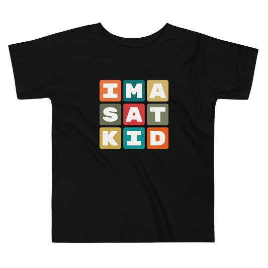 Toddler T-Shirt - Colourful Blocks • SAT San Antonio • YHM Designs - Image 02