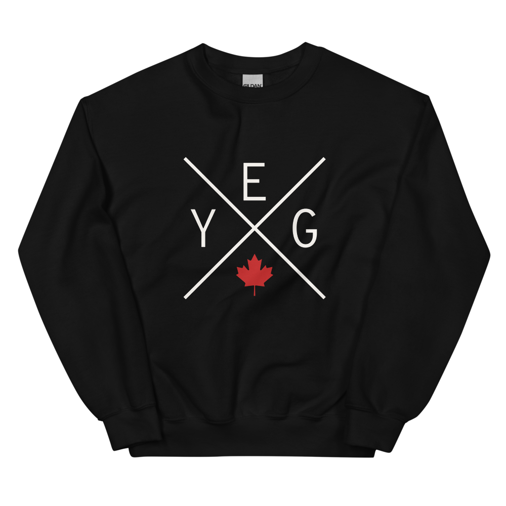 Maple Leaf Sweatshirt • YEG Edmonton • YHM Designs - Image 02