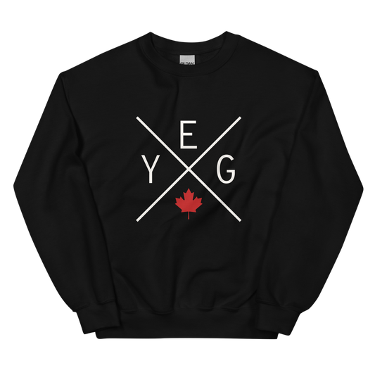 Maple Leaf Sweatshirt • YEG Edmonton • YHM Designs - Image 02