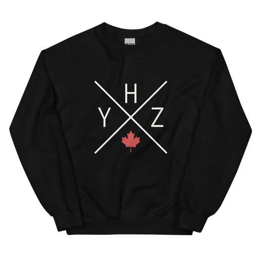 Maple Leaf Sweatshirt • YHZ Halifax • YHM Designs - Image 02