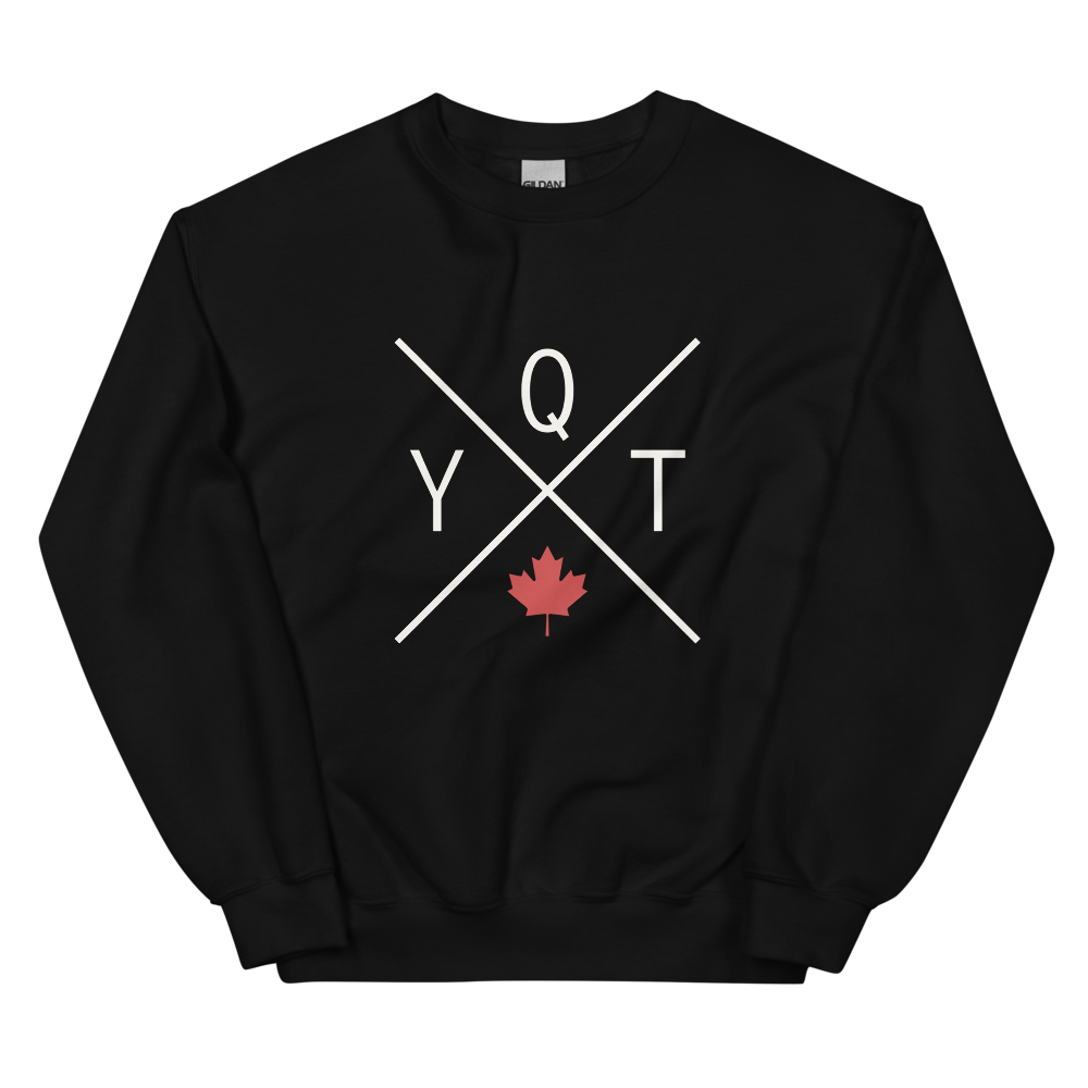 Maple Leaf Sweatshirt • YQT Thunder Bay • YHM Designs - Image 02