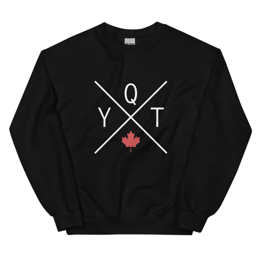 Maple Leaf Sweatshirt • YQT Thunder Bay • YHM Designs - Image 02