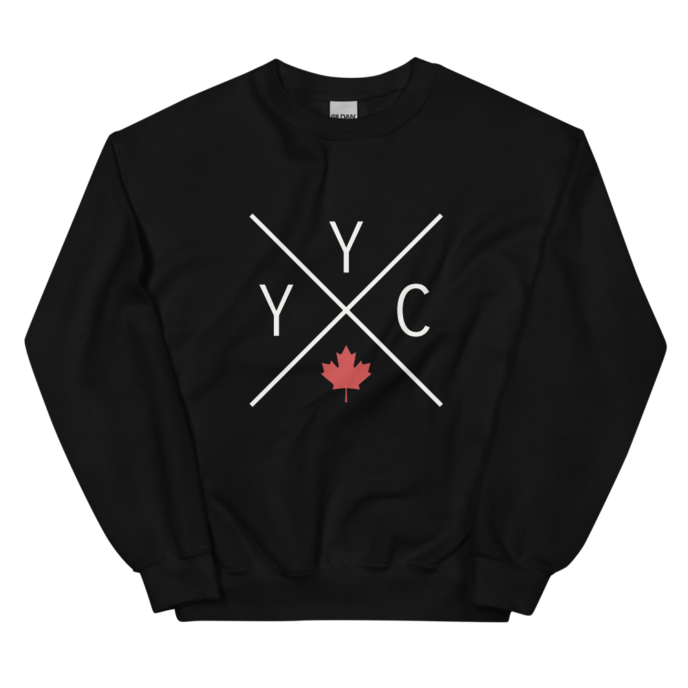 Maple Leaf Sweatshirt • YYC Calgary • YHM Designs - Image 02
