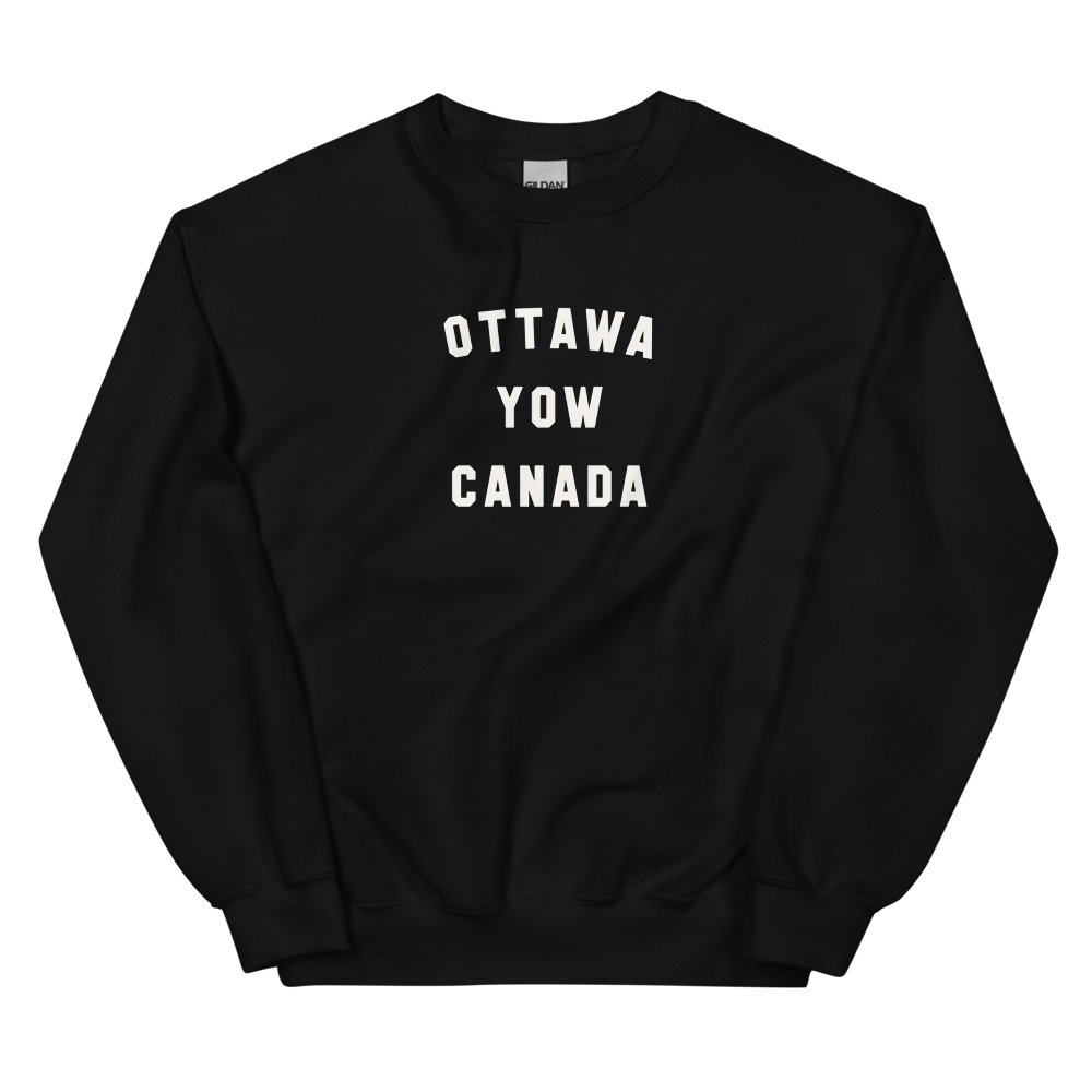 Varsity Design Sweatshirt • YOW Ottawa • YHM Designs - Image 02