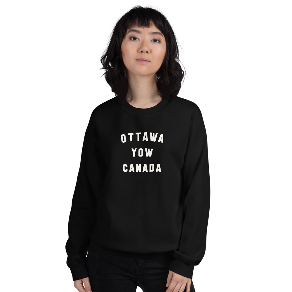 Varsity Design Sweatshirt • YOW Ottawa • YHM Designs - Image 04