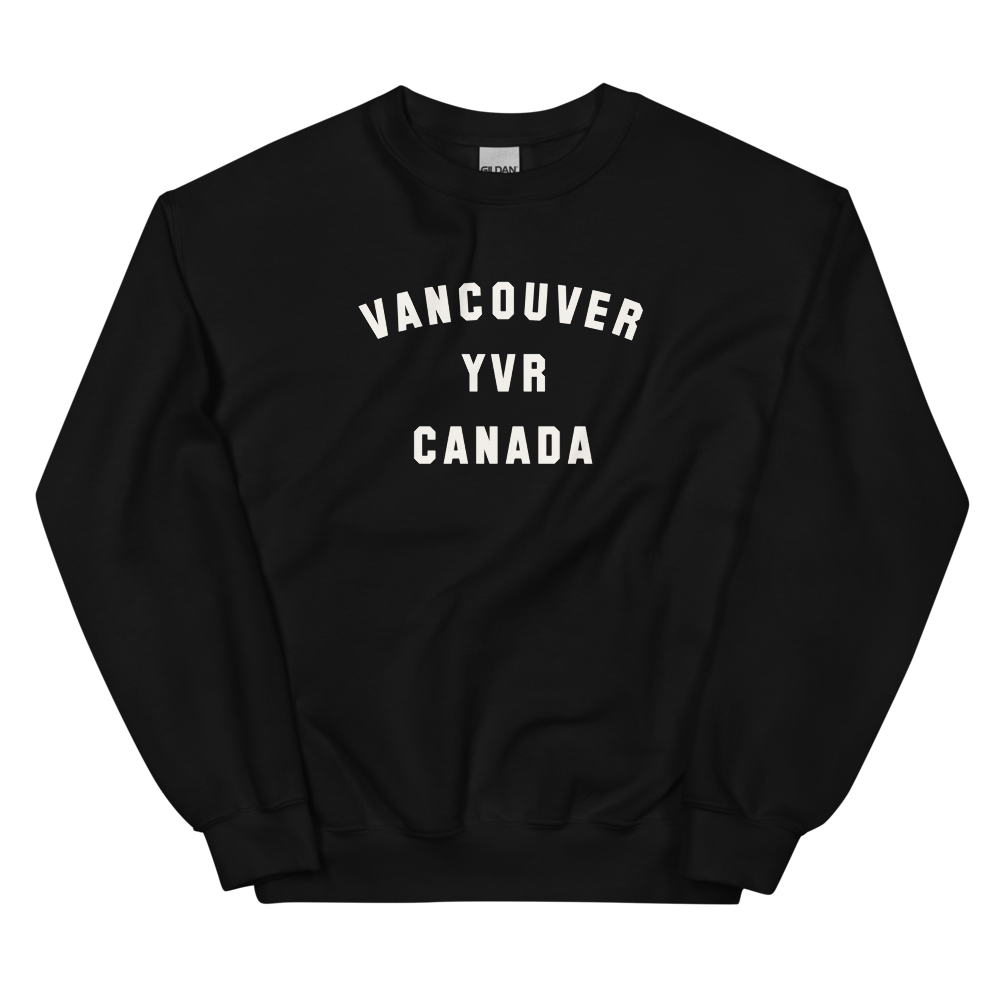 Varsity Design Sweatshirt • YVR Vancouver • YHM Designs - Image 02