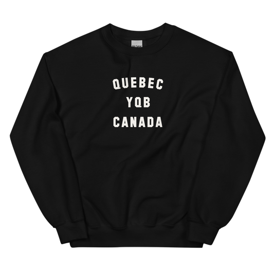Varsity Design Sweatshirt • YQB Quebec City • YHM Designs - Image 02