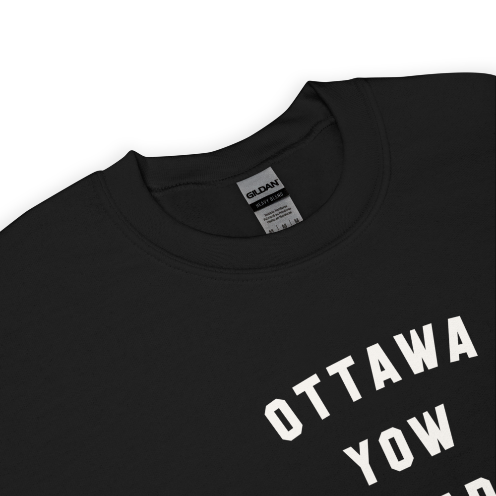 Varsity Design Sweatshirt • YOW Ottawa • YHM Designs - Image 06