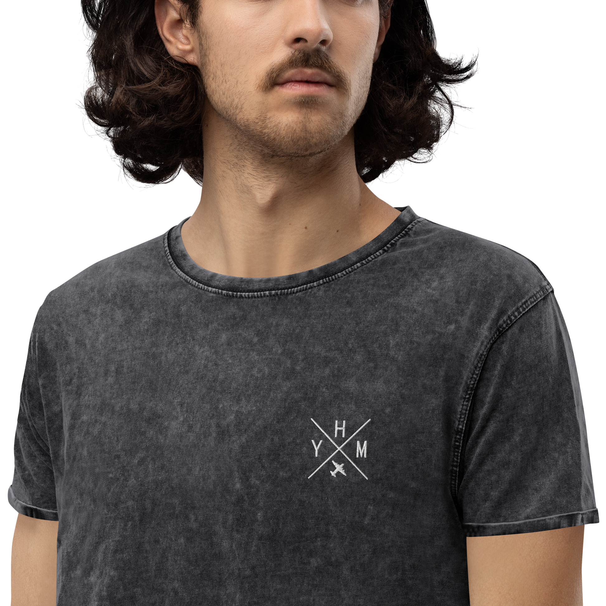 Crossed-X Denim T-Shirt • YHM Hamilton • YHM Designs - Image 08