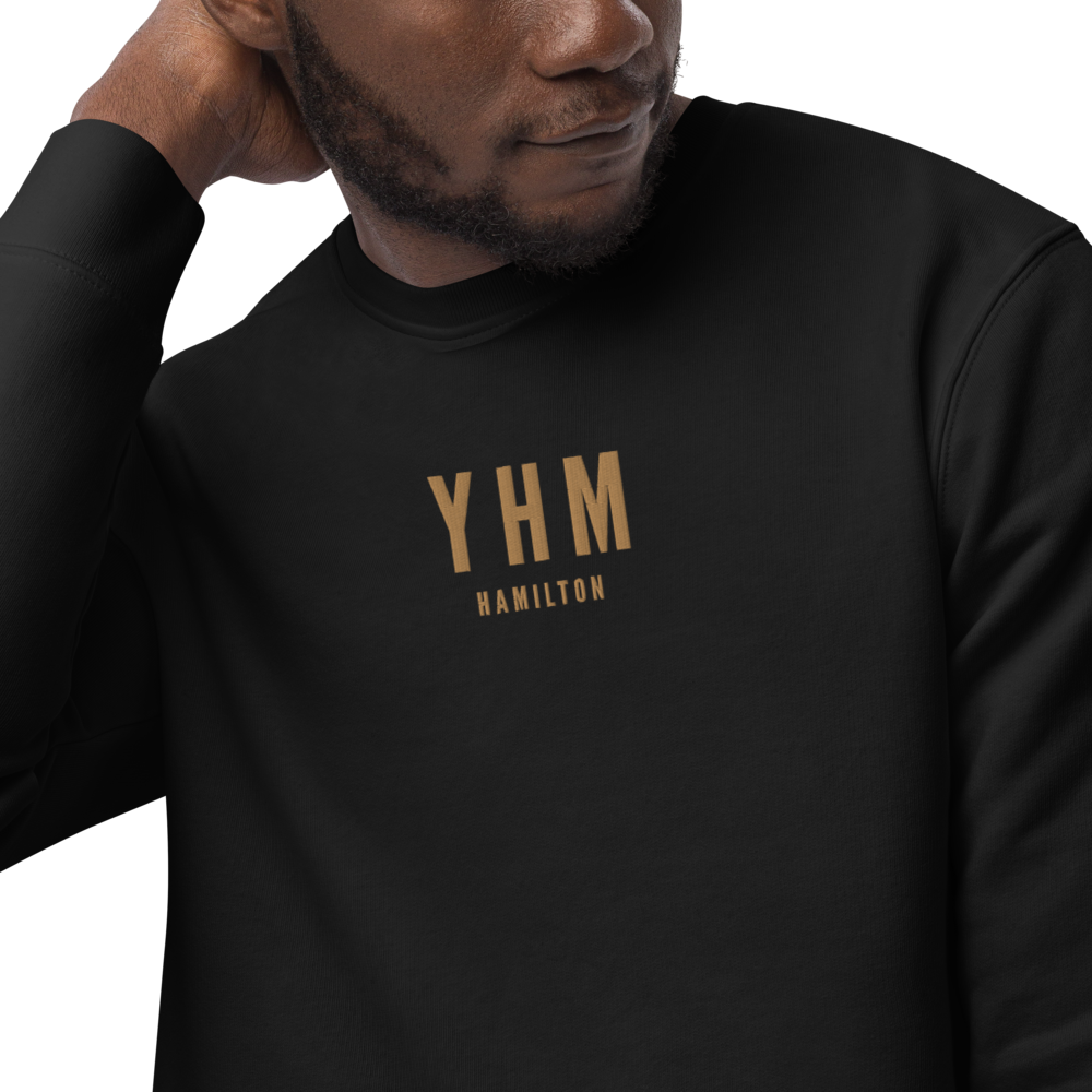 Sustainable Sweatshirt - Old Gold • YHM Hamilton • YHM Designs - Image 06