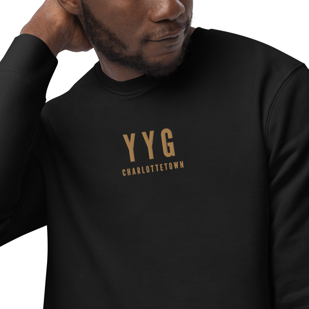 Sustainable Sweatshirt - Old Gold • YYG Charlottetown • YHM Designs - Image 06