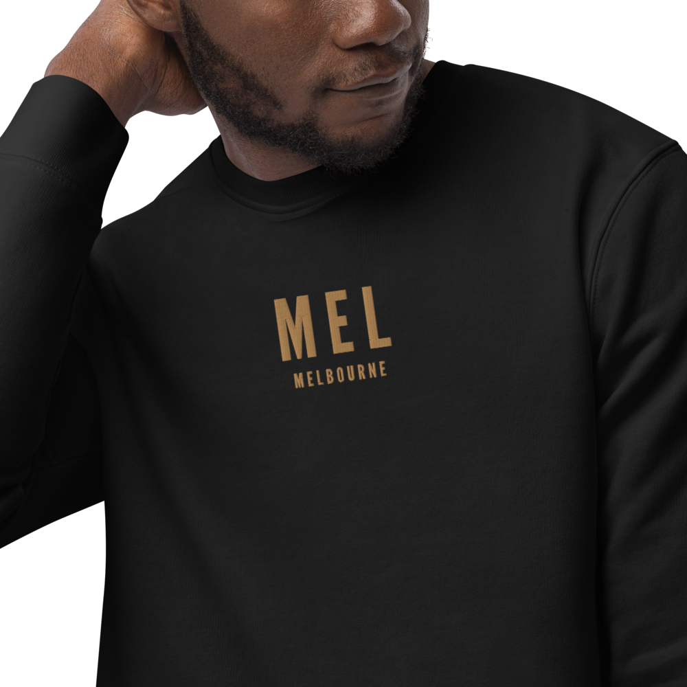 Sustainable Sweatshirt - Old Gold • MEL Melbourne • YHM Designs - Image 06
