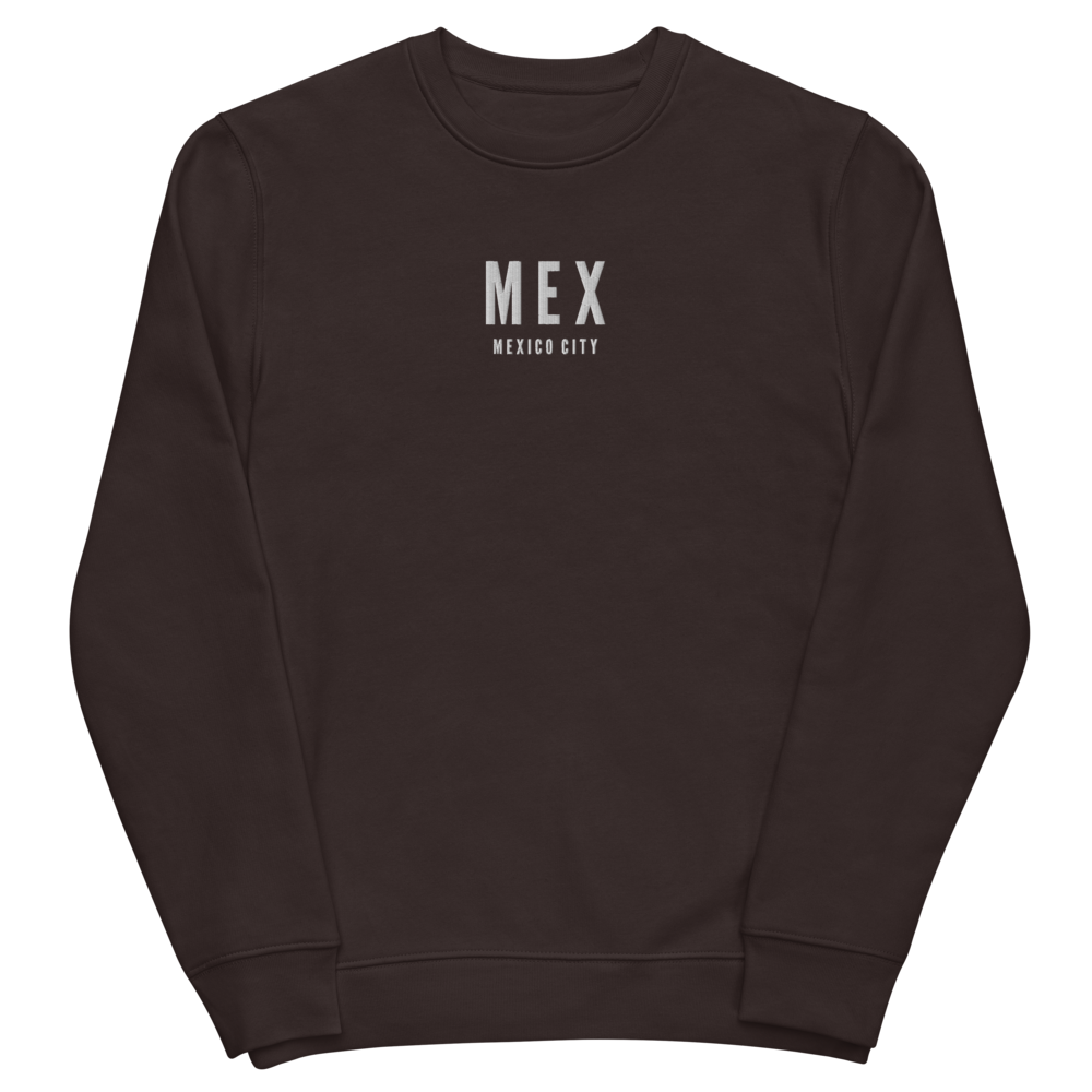 Sustainable Sweatshirt - White • MEX Mexico City • YHM Designs - Image 03