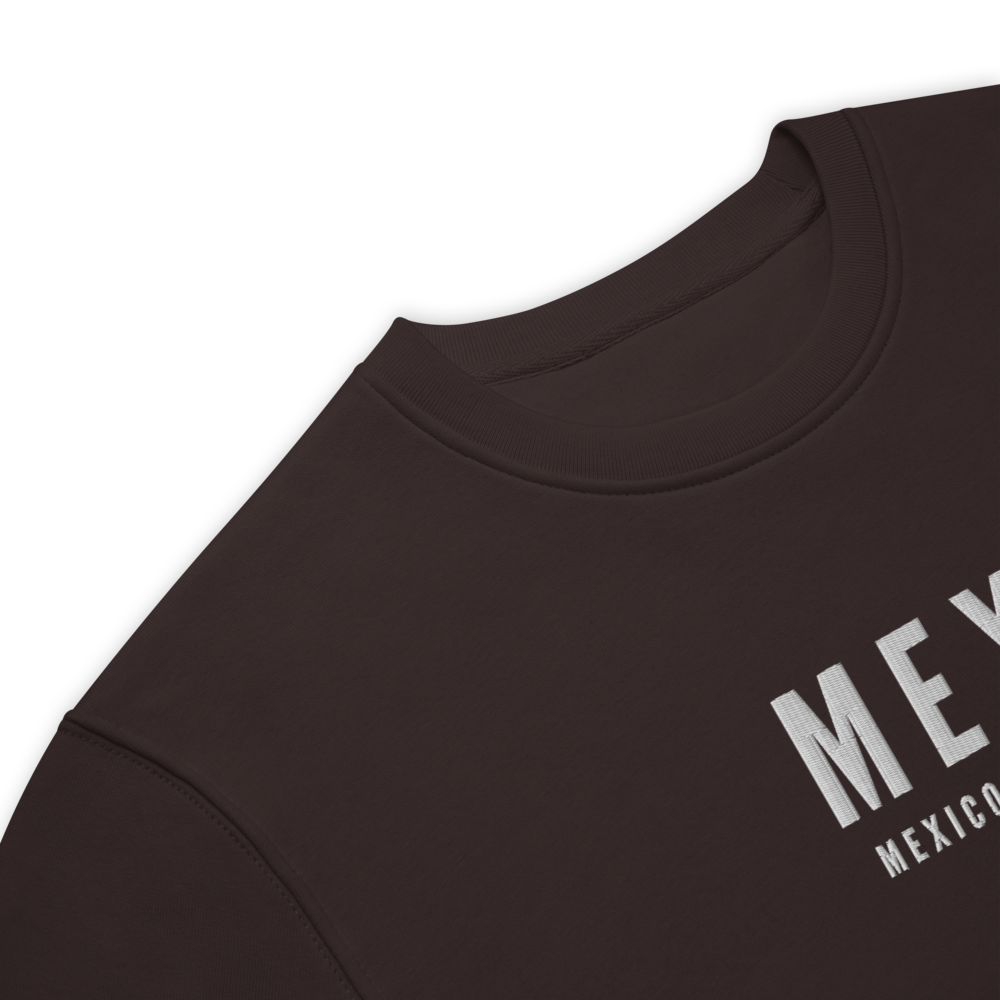 Sustainable Sweatshirt - White • MEX Mexico City • YHM Designs - Image 04