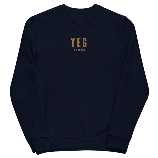 Sustainable Sweatshirt - Old Gold • YEG Edmonton • YHM Designs - Image 02