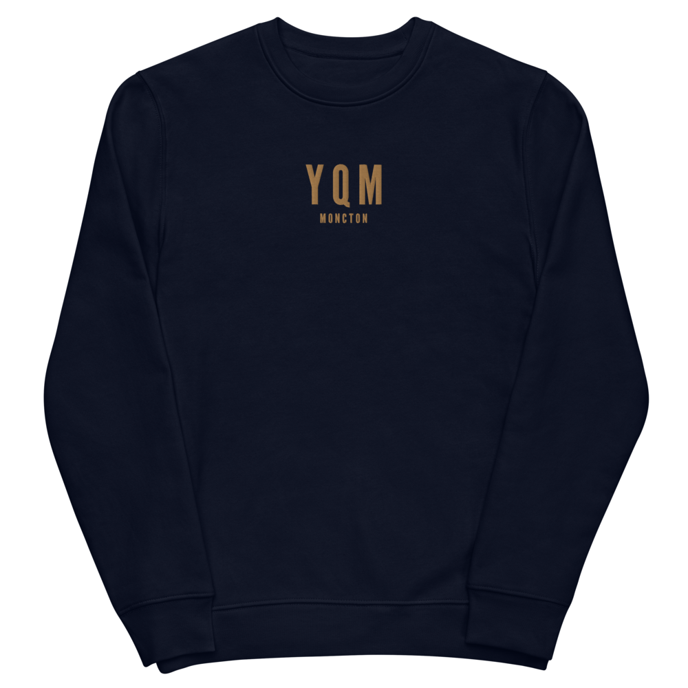 Sustainable Sweatshirt - Old Gold • YQM Moncton • YHM Designs - Image 02