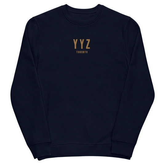 Sustainable Sweatshirt - Old Gold • YYZ Toronto • YHM Designs - Image 02