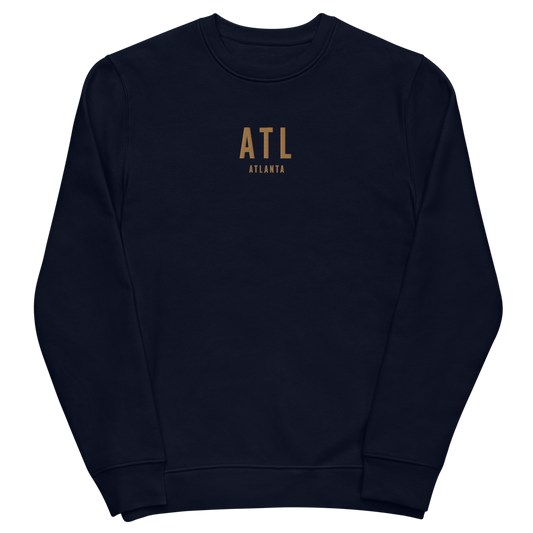 Sustainable Sweatshirt - Old Gold • ATL Atlanta • YHM Designs - Image 02