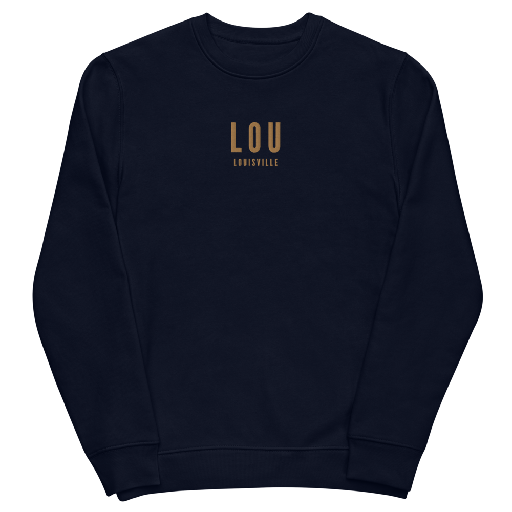 Sustainable Sweatshirt - Old Gold • LOU Louisville • YHM Designs - Image 02