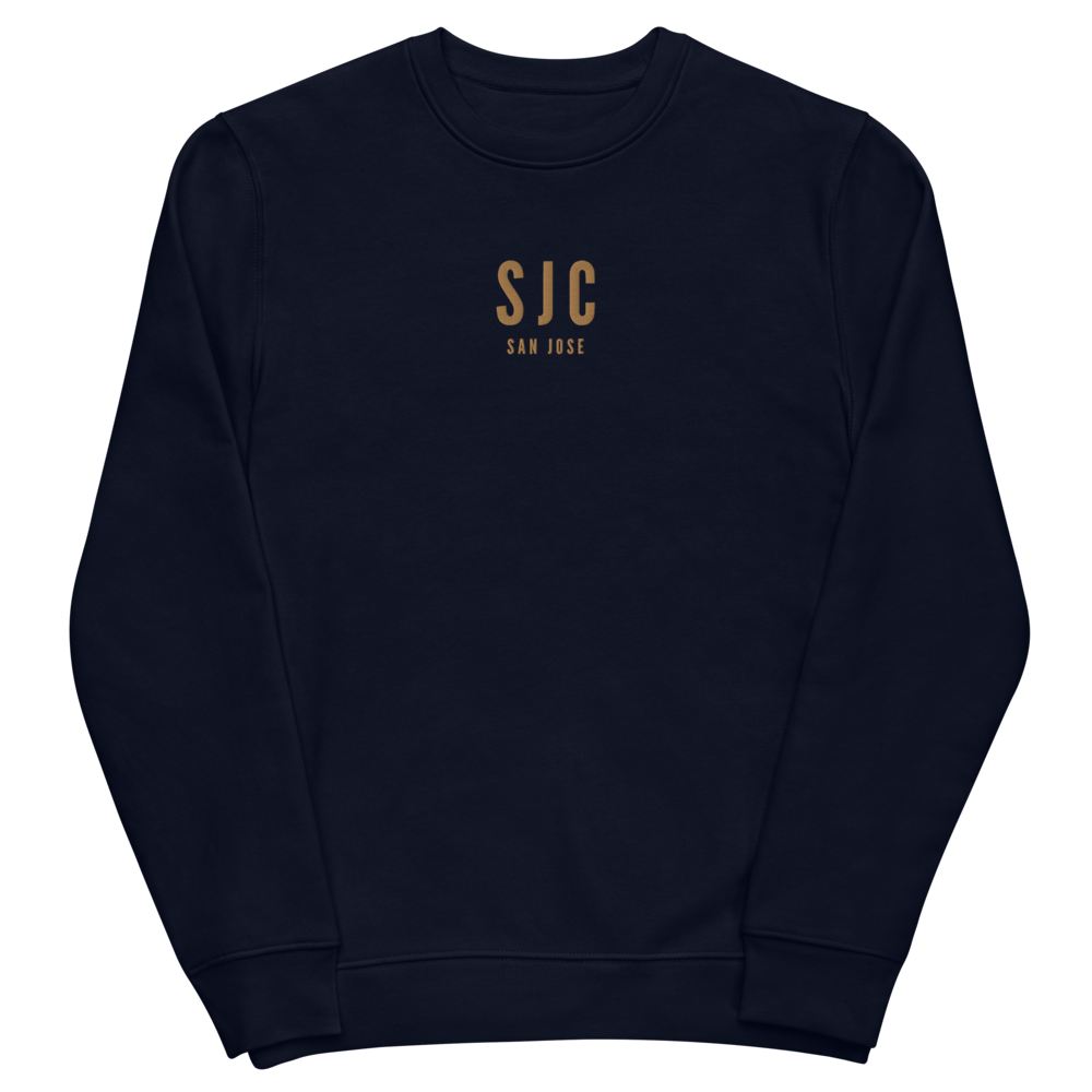 Sustainable Sweatshirt - Old Gold • SJC San Jose • YHM Designs - Image 02