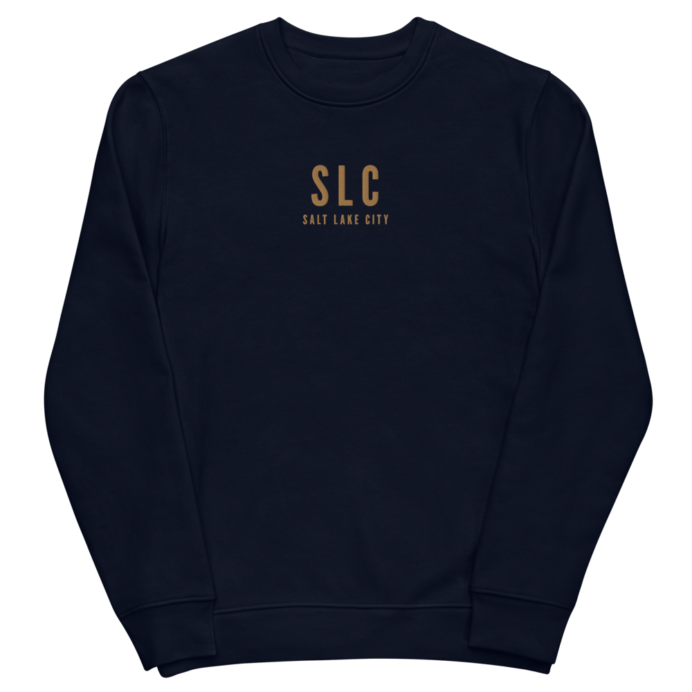 Sustainable Sweatshirt - Old Gold • SLC Salt Lake City • YHM Designs - Image 02