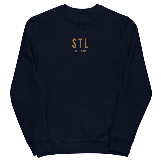 Sustainable Sweatshirt - Old Gold • STL St. Louis • YHM Designs - Image 02