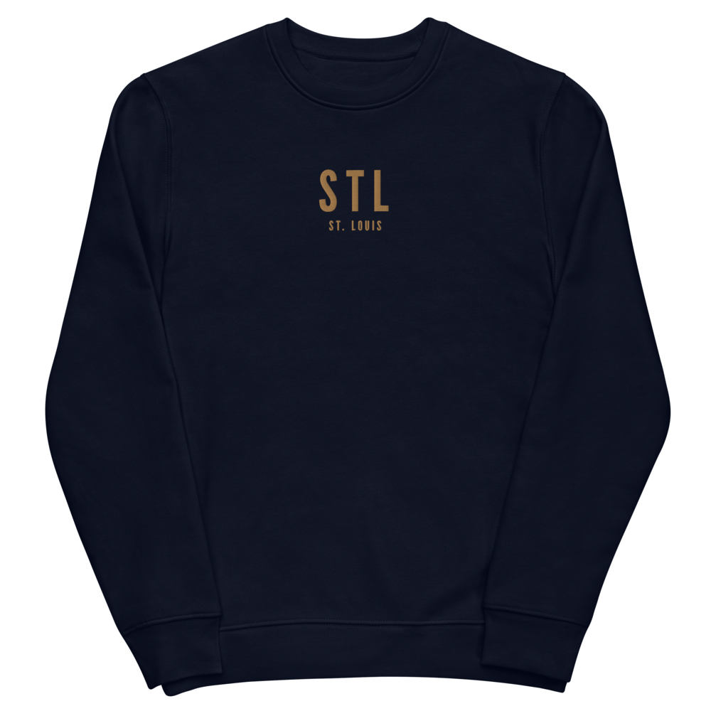 Sustainable Sweatshirt - Old Gold • STL St. Louis • YHM Designs - Image 02