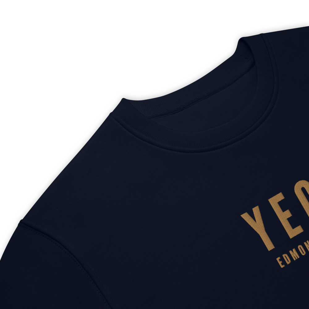 Sustainable Sweatshirt - Old Gold • YEG Edmonton • YHM Designs - Image 04