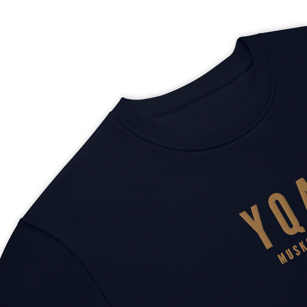 Sustainable Sweatshirt - Old Gold • YQA Muskoka • YHM Designs - Image 04