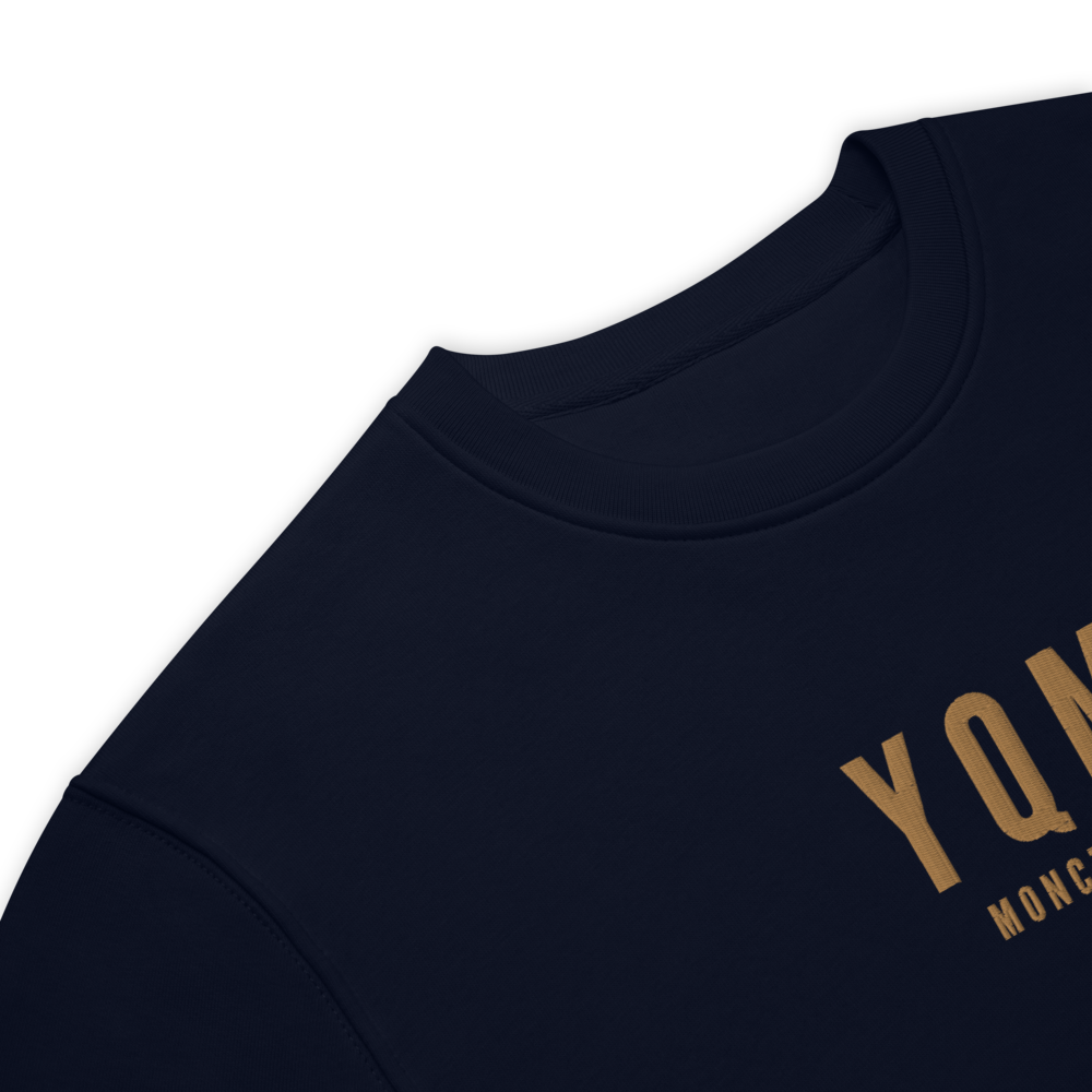 Sustainable Sweatshirt - Old Gold • YQM Moncton • YHM Designs - Image 04