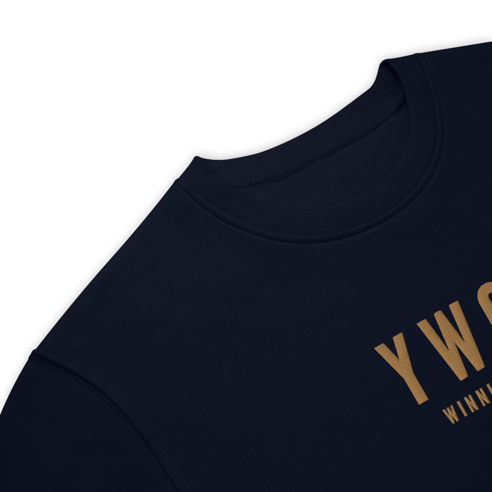 Sustainable Sweatshirt - Old Gold • YWG Winnipeg • YHM Designs - Image 04