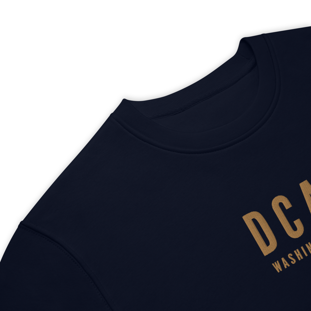 Sustainable Sweatshirt - Old Gold • DCA Washington • YHM Designs - Image 04
