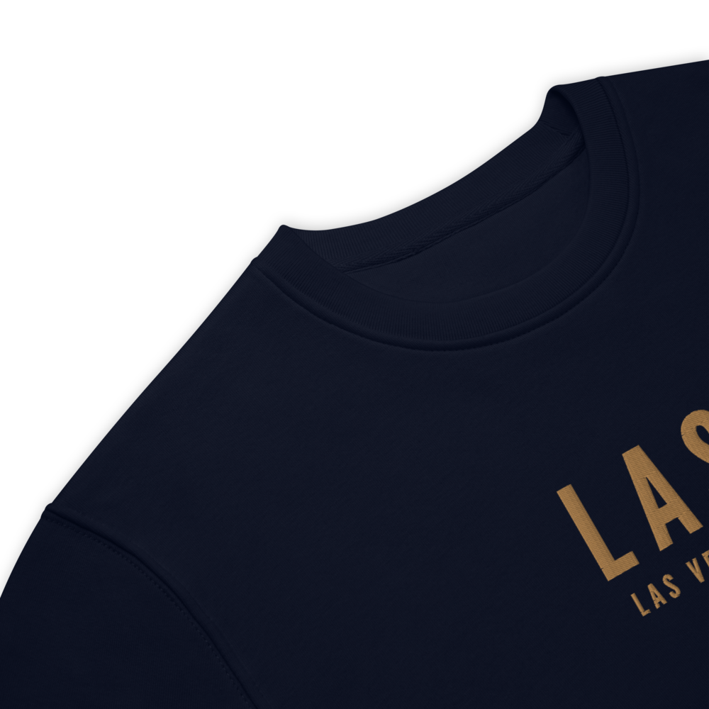 Sustainable Sweatshirt - Old Gold • LAS Las Vegas • YHM Designs - Image 04