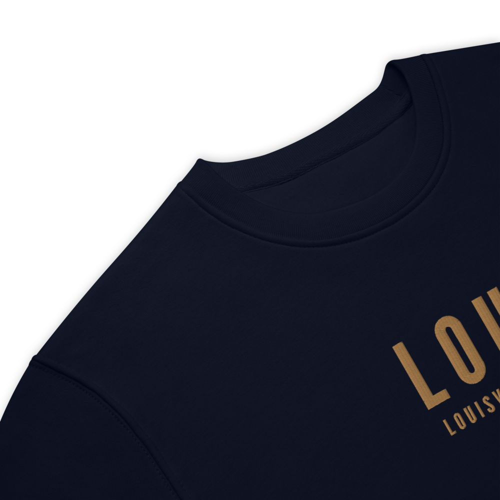 Sustainable Sweatshirt - Old Gold • LOU Louisville • YHM Designs - Image 04