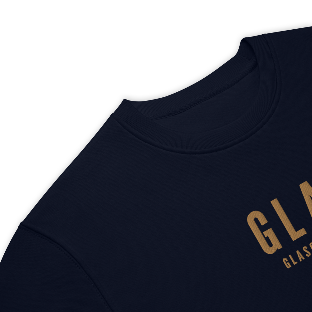 Sustainable Sweatshirt - Old Gold • GLA Glasgow • YHM Designs - Image 04