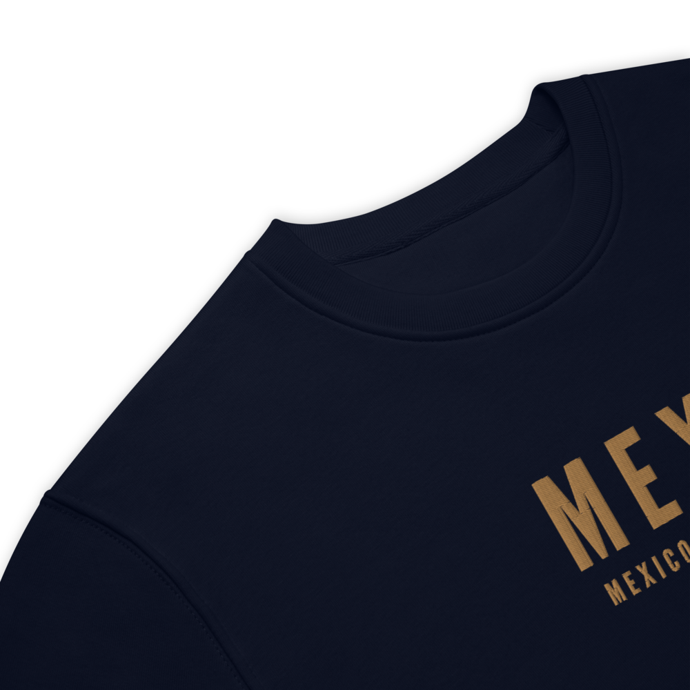 Sustainable Sweatshirt - Old Gold • MEX Mexico City • YHM Designs - Image 04