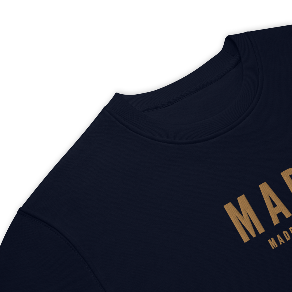Sustainable Sweatshirt - Old Gold • MAD Madrid • YHM Designs - Image 04