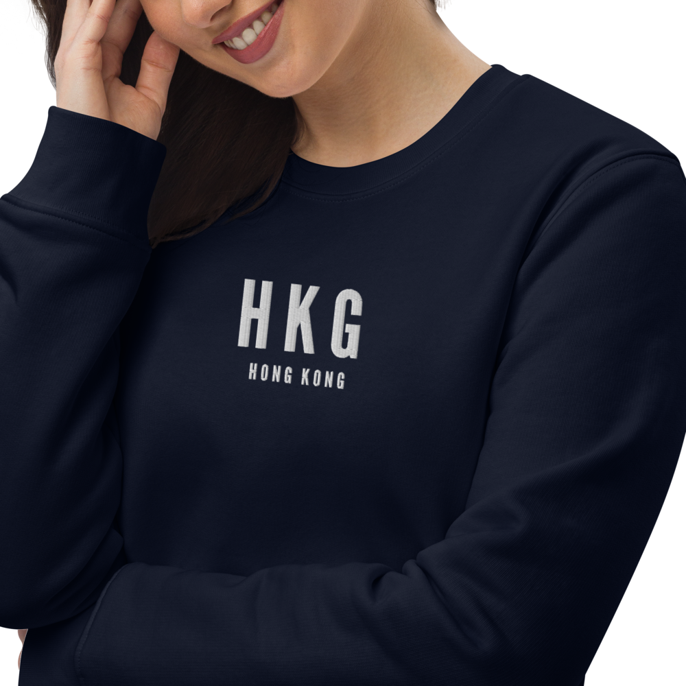 Sustainable Sweatshirt - White • HKG Hong Kong • YHM Designs - Image 06