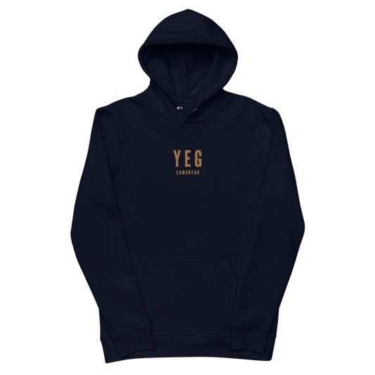 Sustainable Hoodie - Old Gold • YEG Edmonton • YHM Designs - Image 02