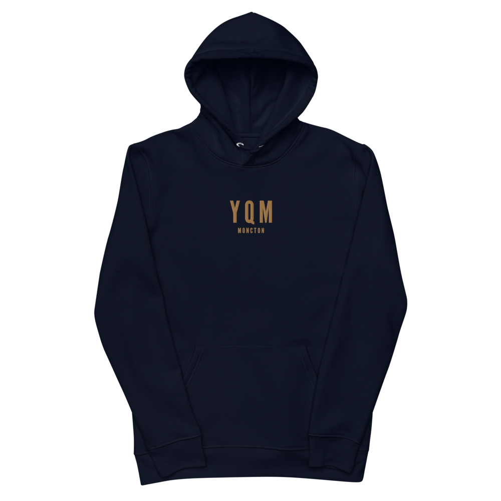 Sustainable Hoodie - Old Gold • YQM Moncton • YHM Designs - Image 02