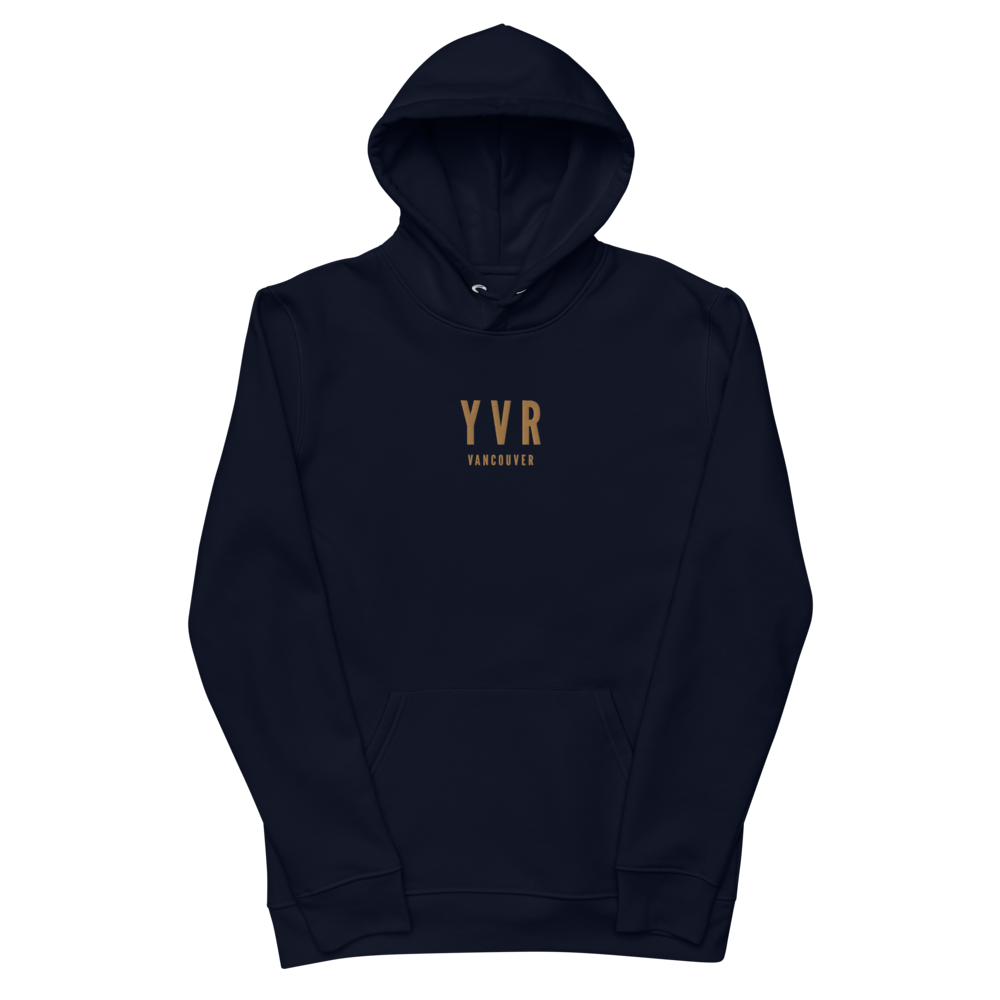 Sustainable Hoodie - Old Gold • YVR Vancouver • YHM Designs - Image 02