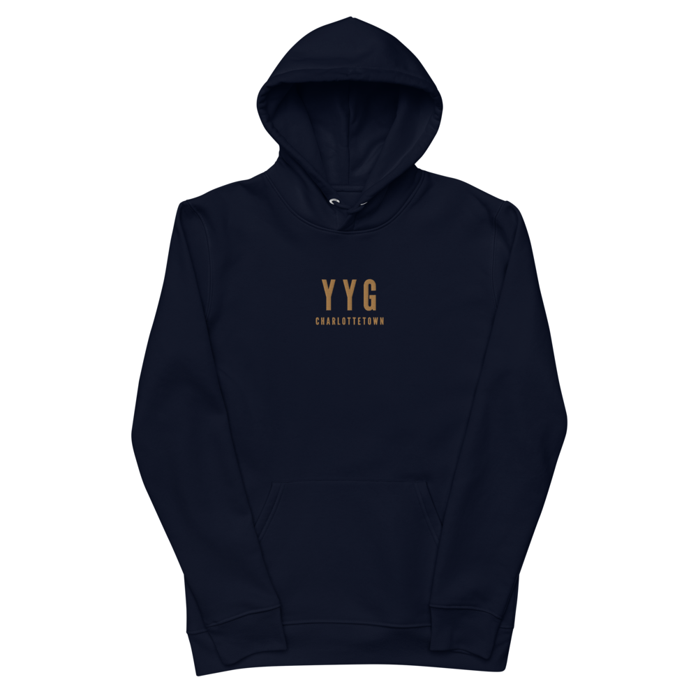 Sustainable Hoodie - Old Gold • YYG Charlottetown • YHM Designs - Image 02