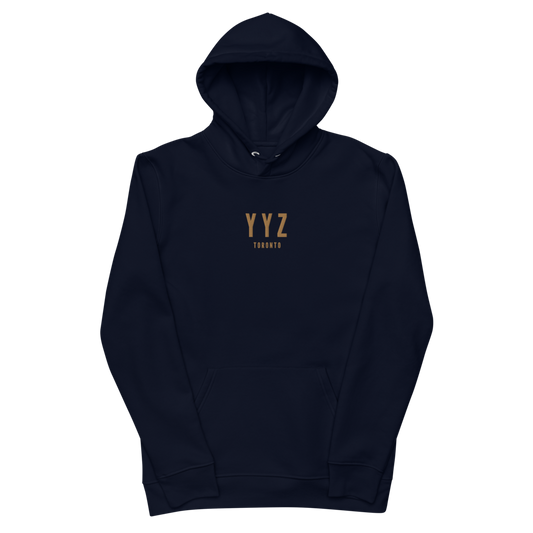 Sustainable Hoodie - Old Gold • YYZ Toronto • YHM Designs - Image 02