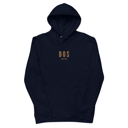 Sustainable Hoodie - Old Gold • BOS Boston • YHM Designs - Image 02