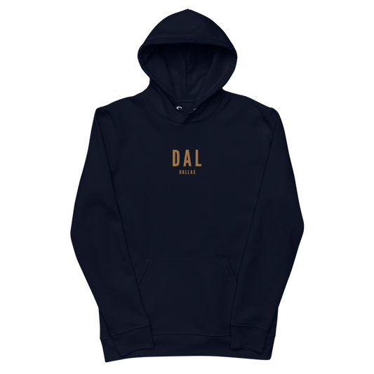 Sustainable Hoodie - Old Gold • DAL Dallas • YHM Designs - Image 02