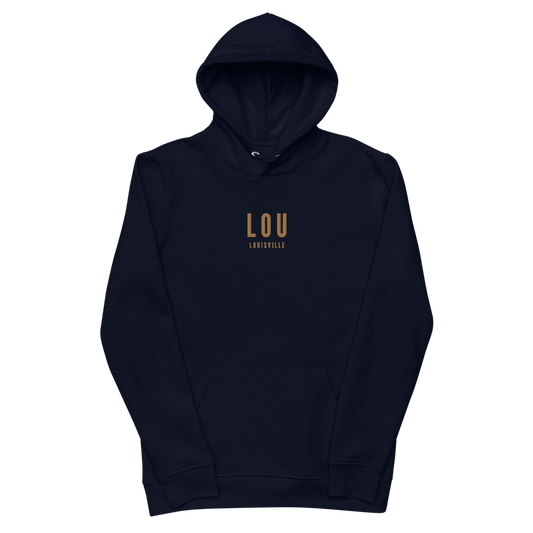 Sustainable Hoodie - Old Gold • LOU Louisville • YHM Designs - Image 02