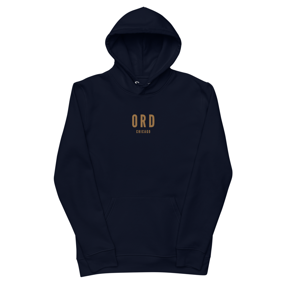 Sustainable Hoodie - Old Gold • ORD Chicago • YHM Designs - Image 02
